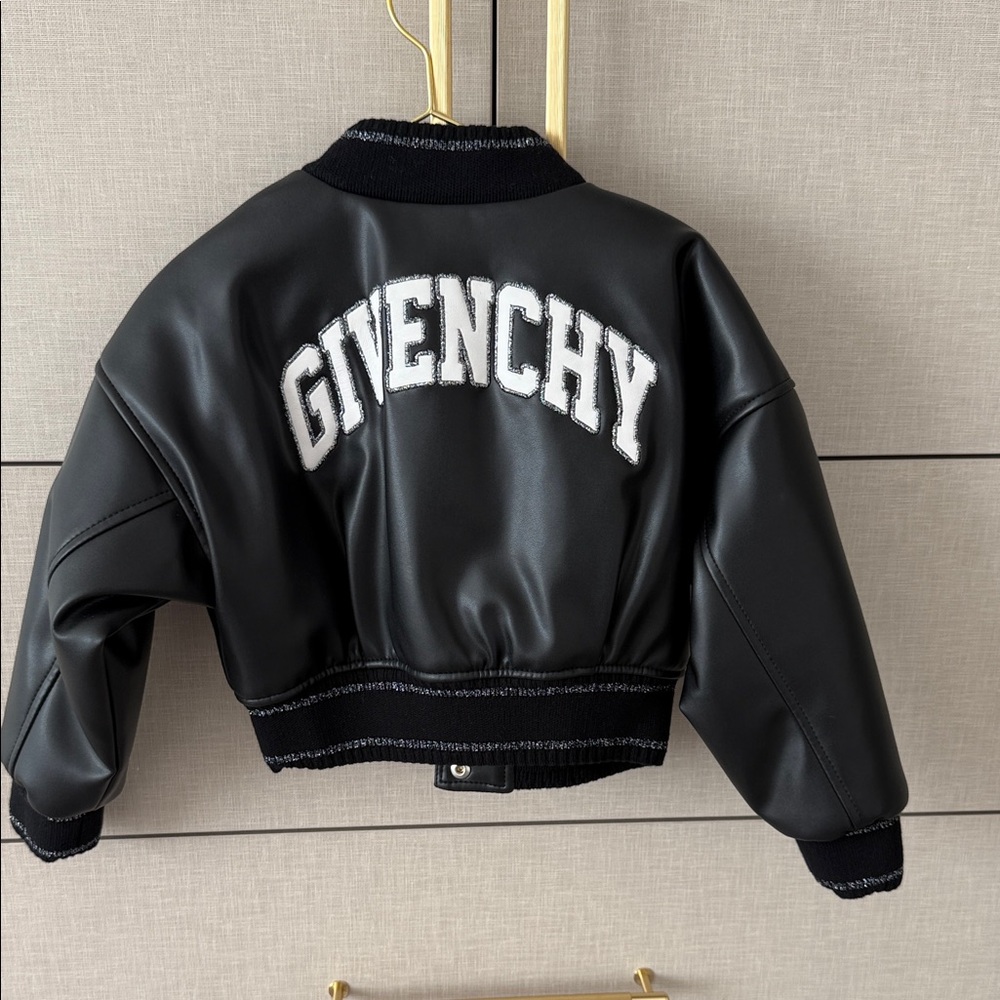 Givenchy Kids Black Bomber Jacket Authentic